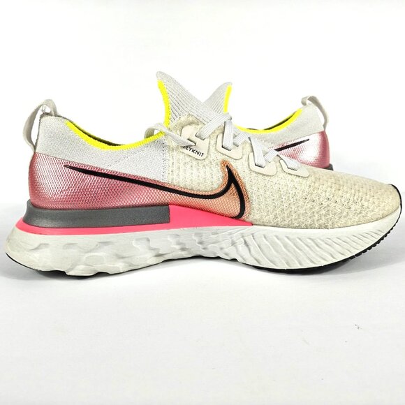 Nike React Infinity Run Flyknit Women's 10 Running Shoes Pink Blast CD4372-004 - Picture 10 of 16